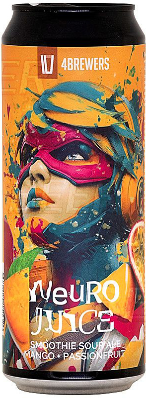 топ пива Четыре пивовара Нейро Джус Манго + Маракуйя обзор / оценка / отзывы