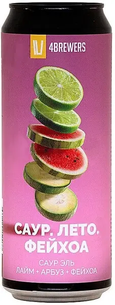 топ пива Четыре пивовара Саур. Лето. Фейхоа обзор / оценка / отзывы