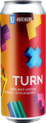 топ пива Четыре Пивовара Тёрн Манго + Строуберри обзор / оценка / отзывы