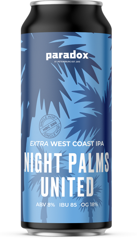 топ пива Парадокс Найт Палмс Юнайтед Сингл Хоп ЭйчБиСи 586 обзор / оценка / отзывы