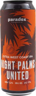 топ пива Парадокс Найт Палмс Юнитед Сингл Хоп Заппа обзор / оценка / отзывы