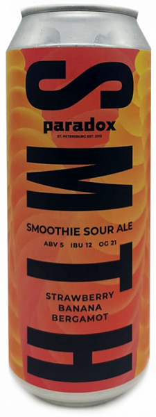топ пива Парадокс СМТХ: Клубника, Банан, Бергамот обзор / оценка / отзывы