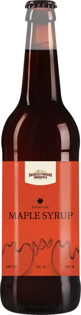 топ пива Василеостровское Браун Эль Кленовый Сироп обзор / оценка / отзывы