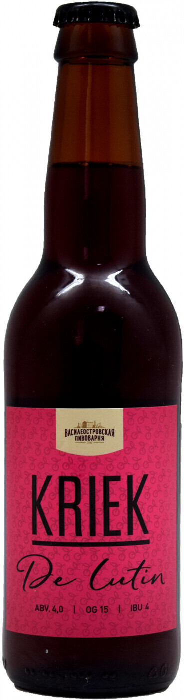 топ пива Василеостровское Крик Де Лютин обзор / оценка / отзывы