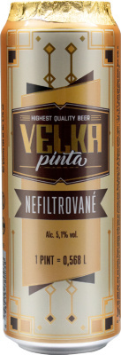 топ пива Velka Pinta Nefiltrovane обзор / оценка / отзывы